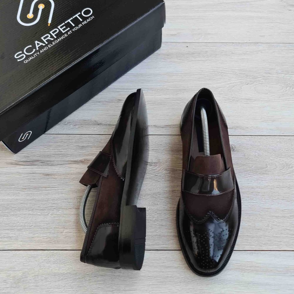 Brown Men's Genuine Leather Loafer